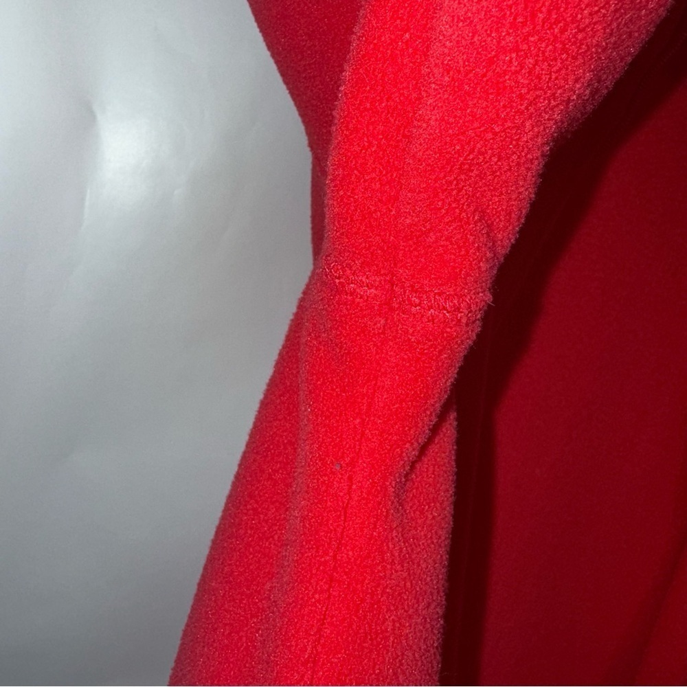 Clavin Klein Performance Fleece Zipper Jacket Size Medium Red - Picture 3 of 11